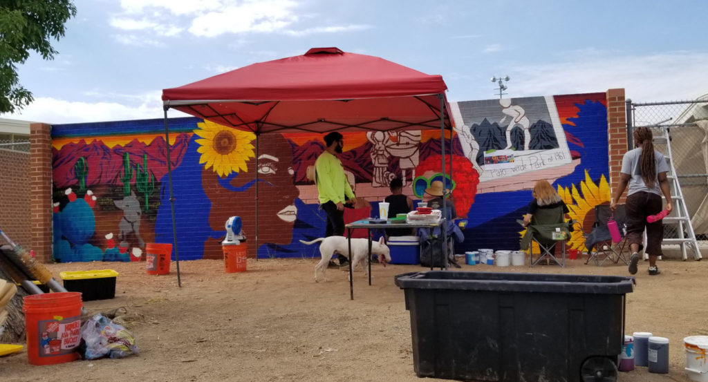 Palo Verde Pool Mural Dedication Ceremony