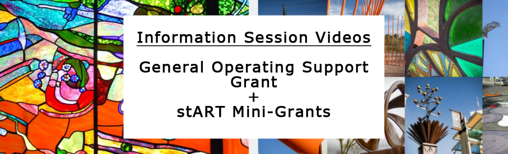 VIDEO: GOS/stART Grants Info Sessions