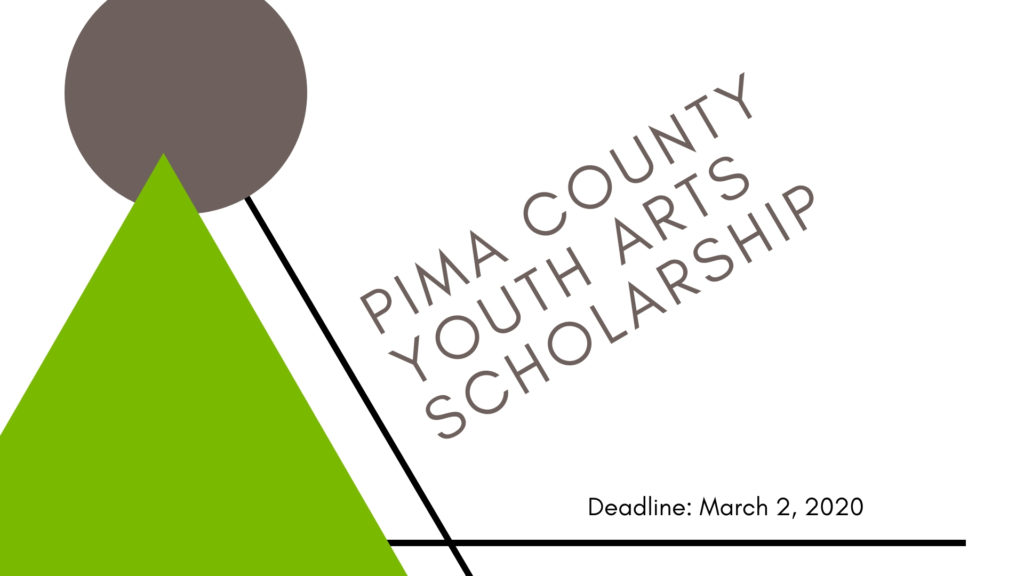Students apply now for the Pima County Youth Arts Scholarship!