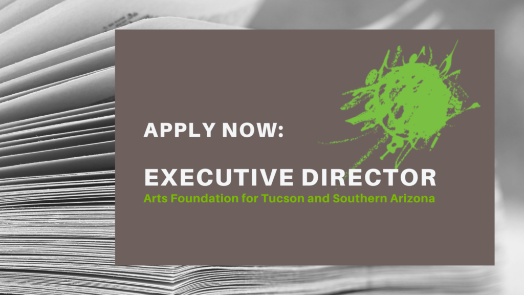 Arts Foundation seeks new Executive Director: Apply here!