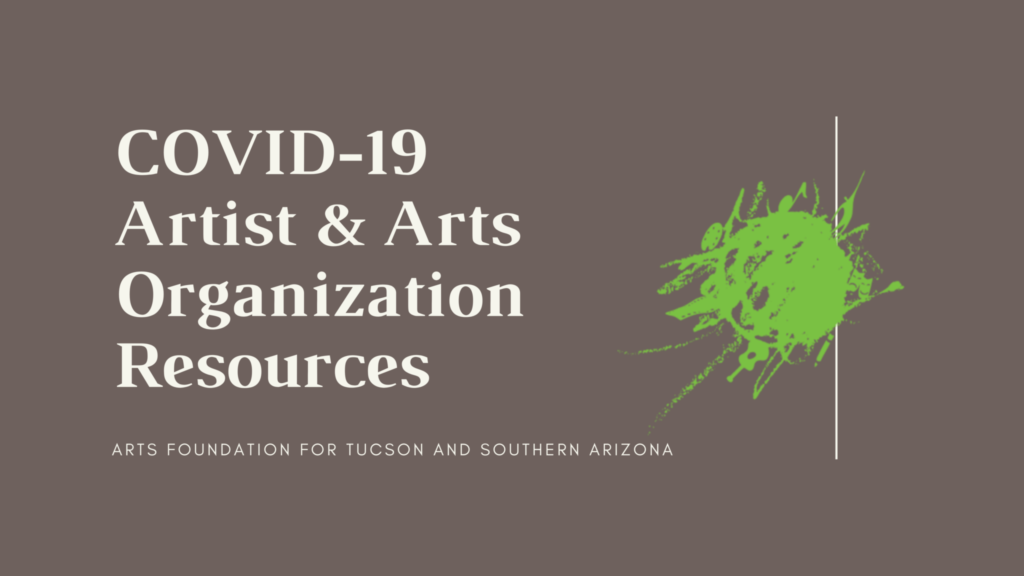 COVID-19 Resource List for Artists and Arts Organizations (UPDATED 03/24/22)