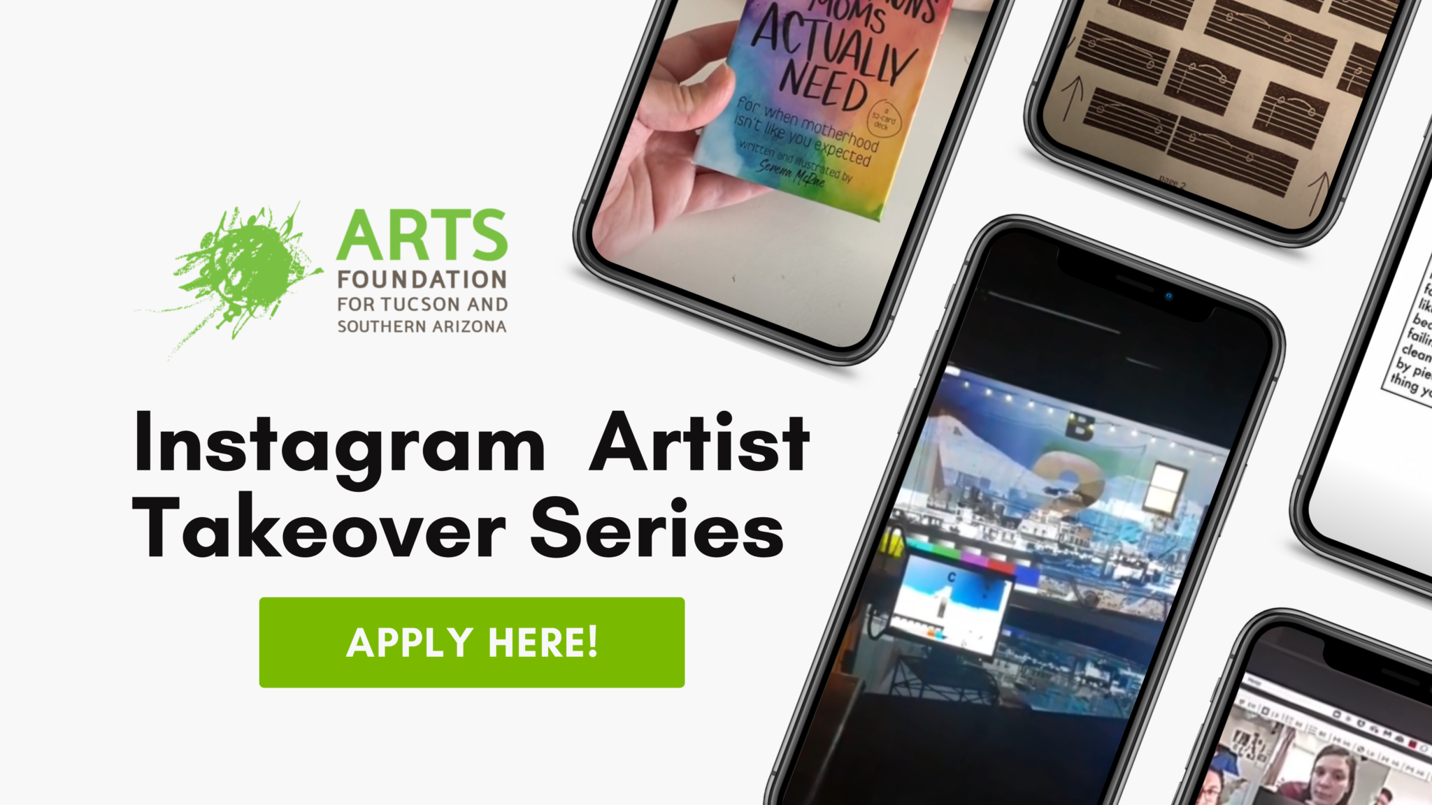 Apply to be a part of our Instagram Artist Takeover Series!