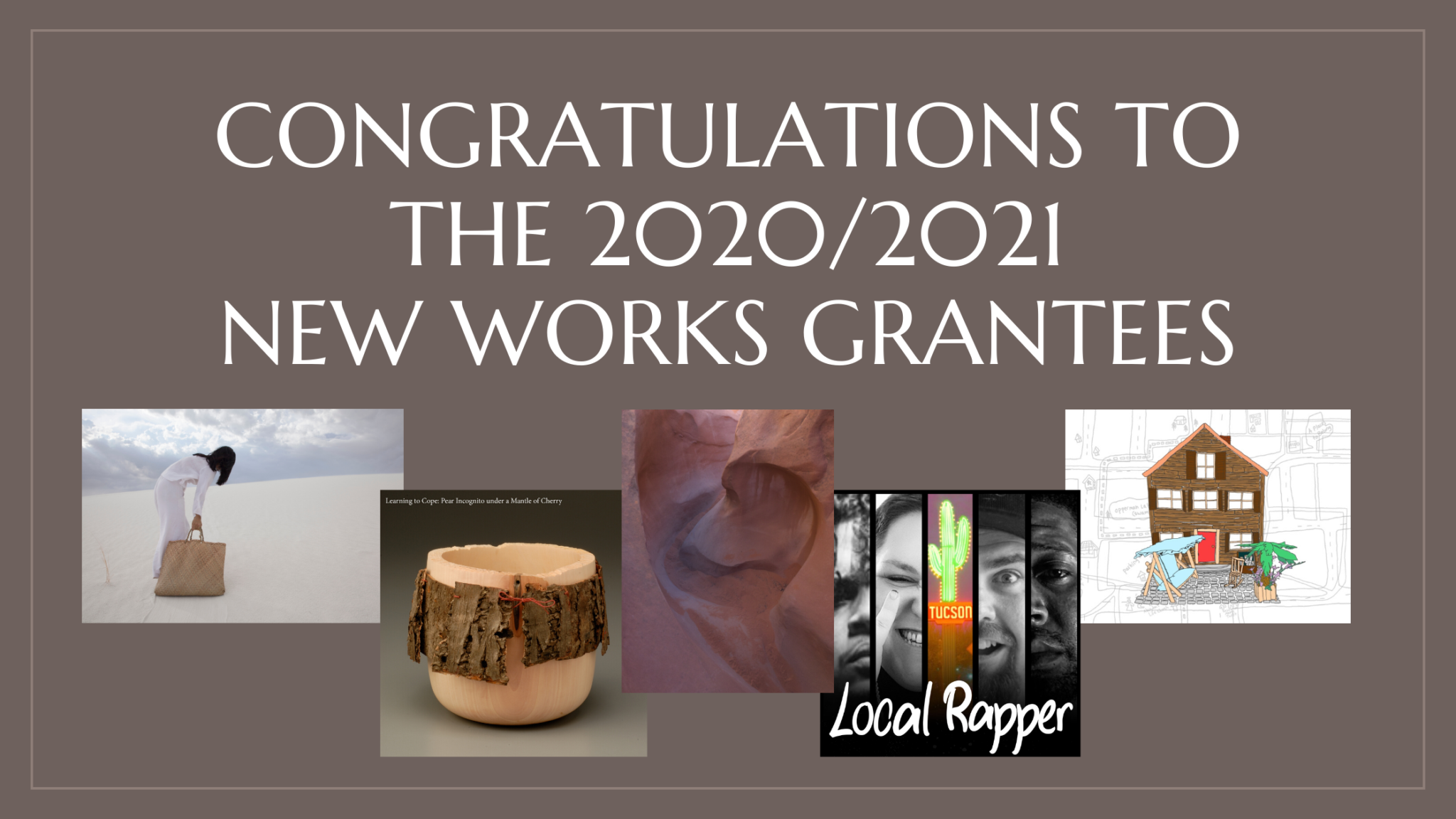 Congrats to the 2020/2021 New Works grantees!