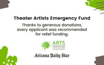 Funding awarded from the Theater Artists Emergency Fund
