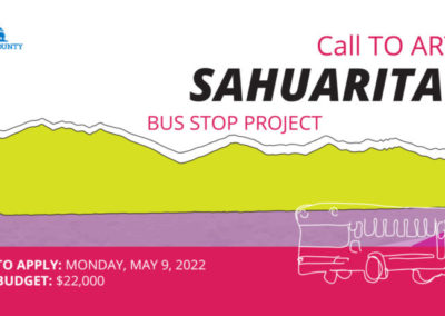NEW Call to Artists Now Open: Sahuarita Bus Stop Project