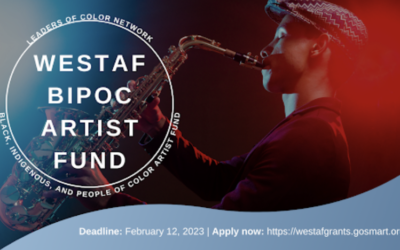 Last Chance to Apply to WESTAF’s BIPOC Artist Fund