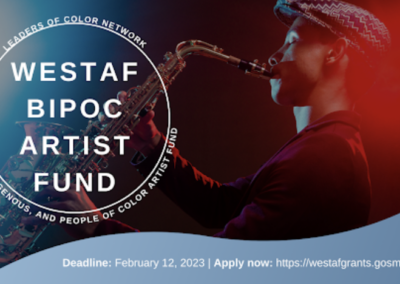 Last Chance to Apply to WESTAF’s BIPOC Artist Fund