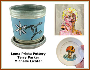Loma Prieta Pottery Open Studio with Terry Parker and Michelle Lichter