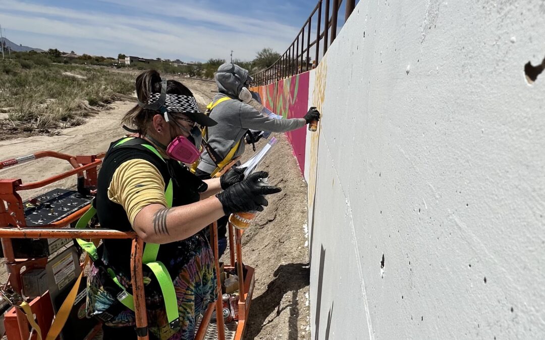 <strong>JESSICA GONZALES AND CYFI TO COMPLETE LARGEST MURAL IN PIMA COUNTY PUBLIC ART COLLECTION</strong> 