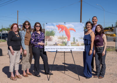 Grant Road project Phase 3-4 Groundbreaking event and public art component