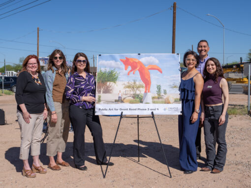 Grant Road project Phase 3-4 Groundbreaking event and public art component