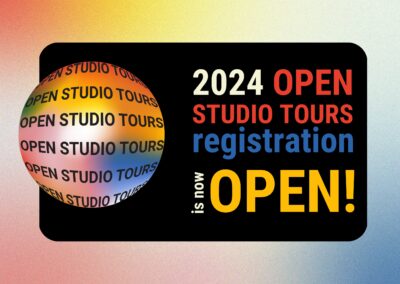 NOW OPEN, ARTIST REGISTRATION FOR 2024 FALL OPEN STUDIO TOURS