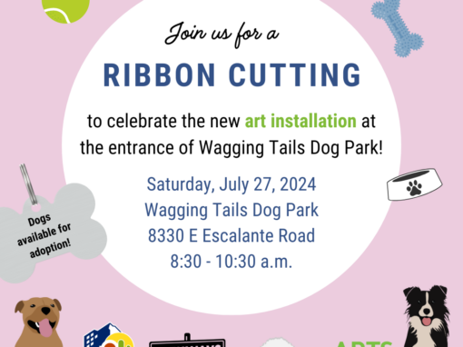 Celebrate the New Arts Installation at Wagging Tails Dog Park thanks to the 2024 TABY Artists
