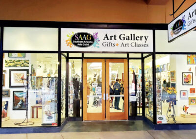 Southern Arizona Arts Guild Gallery (we have 110 local artists in the gallery and 385 members) (Day 1)