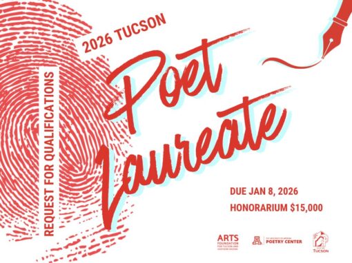 Press Release: 2026 Tucson Poet Laureate