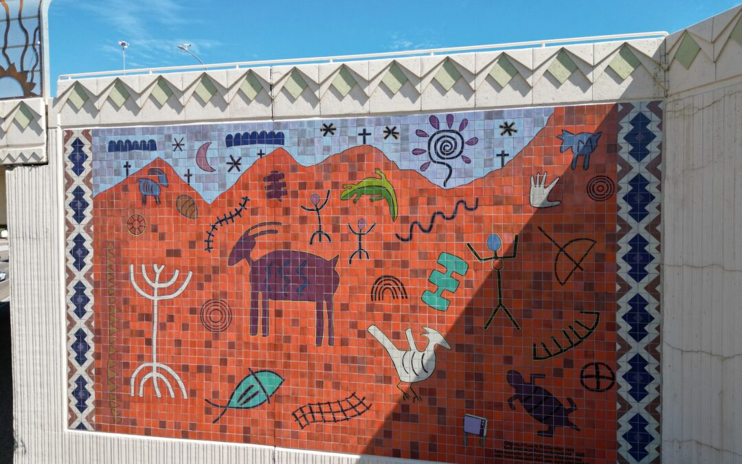 Miracle Mile Mosaic Artwork Restored on I-10