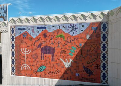 Miracle Mile Mosaic Artwork Restored on I-10