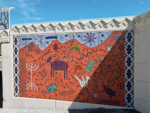 Miracle Mile Mosaic Artwork Restored on I-10