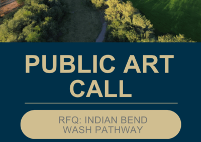 Tempe Public Art Opportunity- Indian Bend Wash Multi-Use Path Improvement Project