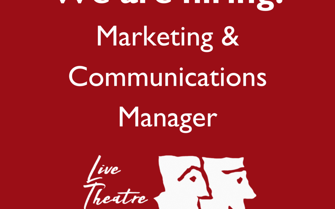 Job Opportunity: Marketing and Communications Manager