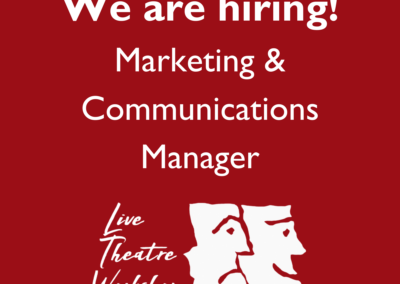 Job Opportunity: Marketing and Communications Manager